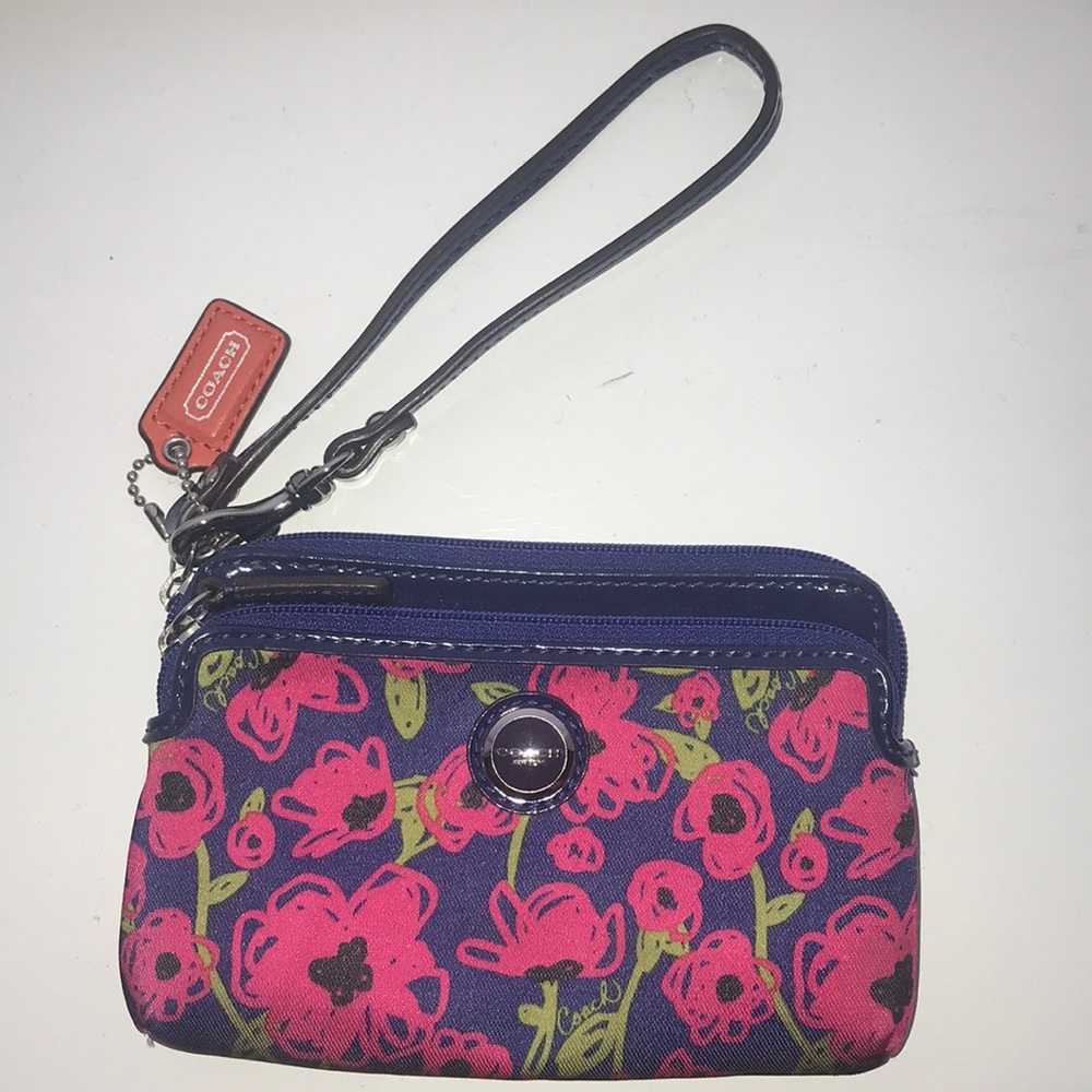 Coach Wristlet Floral Print